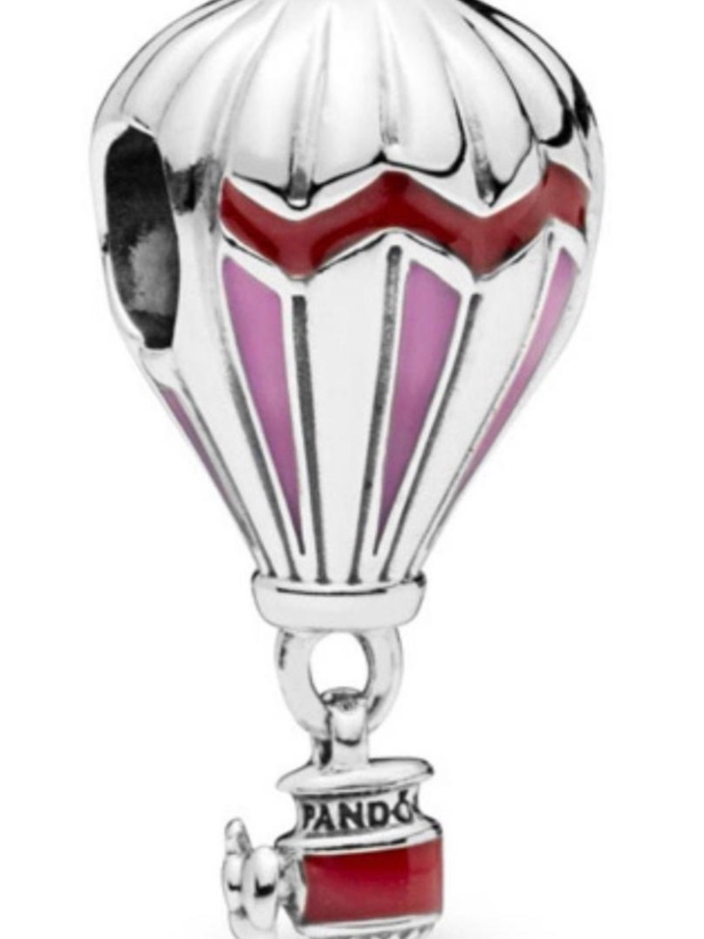 Pandora Authentic Red Hot Air Balloon Dangle - Style 798055ENMX.